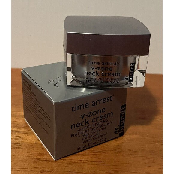 Dr. Brandt Time Arrest V Zone Neck Cream 1.7oz/50g MSRP $120 NIB - Picture 1 of 8